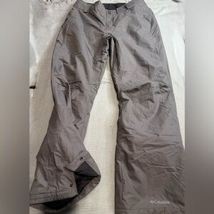 Columbia Women's Gray Omni Heat Snow Pants